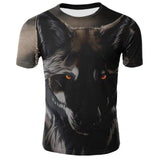T-Shirt Loup<br> Regard Perçant - Loup-Faction