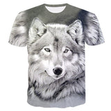 T-Shirt Loup<br> Blanc - Loup-Faction