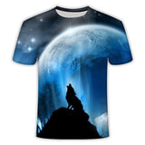 T-Shirt Loup<br> Lune Hurlante - Loup-Faction